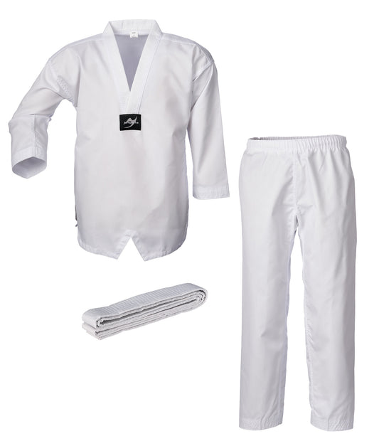 Tenue de Taekwondo Bonsai pro blanche avec veste et ceinture