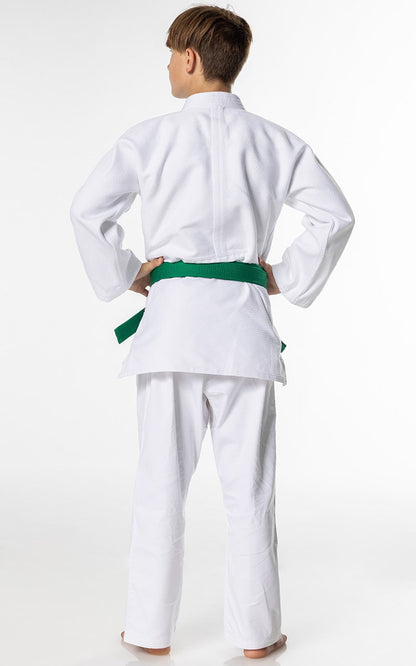 Combinaison de judo MIZUNO débutant HAYATO blanche - coton 550g - Ensemble Judo Gi veste de judo, pantalon de judo avec cordon de serrage