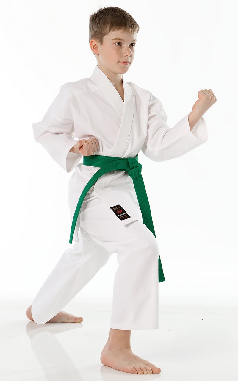 Karategi TOKAIDO SHOSHIN, combinaison de karaté 8oz enfant blanc