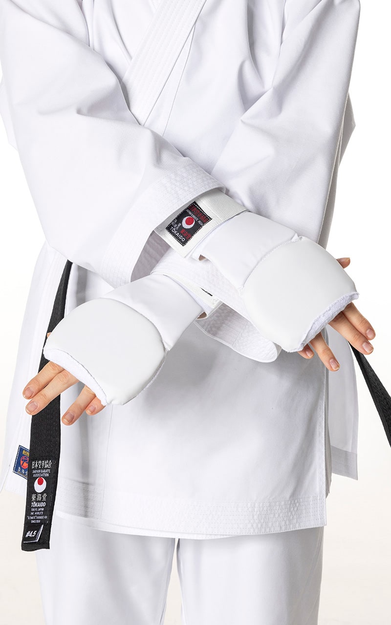 Protège-poings de karaté, TOKAIDO JKA - Blanc