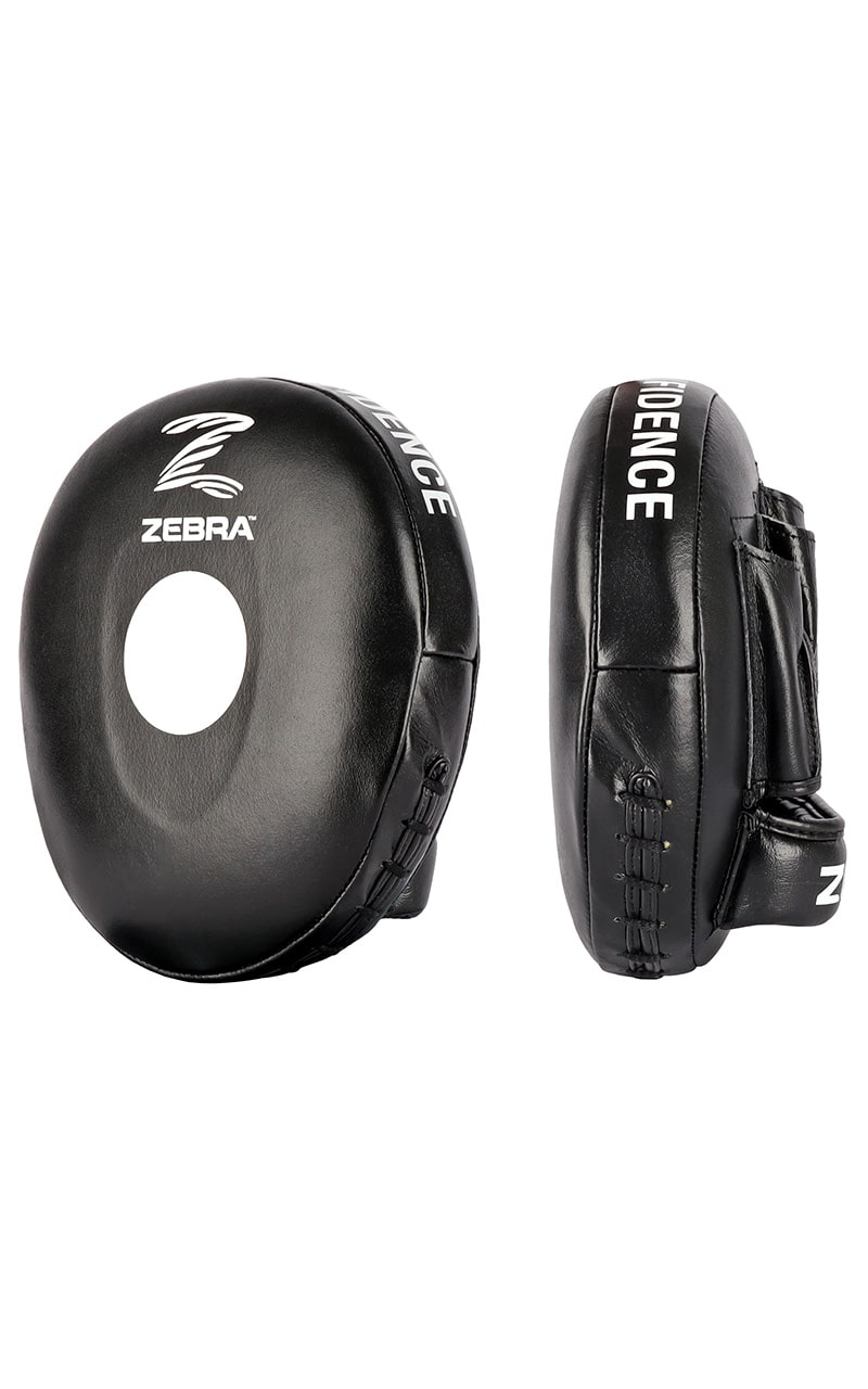 Gants d'entraînement ZEBRA Hand Pads Pro - cuir véritable robuste (paire)