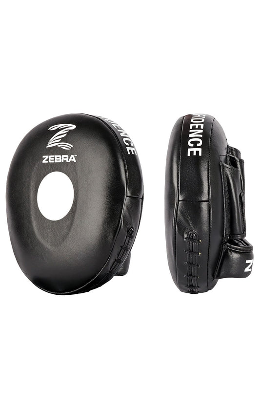 Gants d'entraînement ZEBRA Hand Pads Pro - cuir véritable robuste (paire)