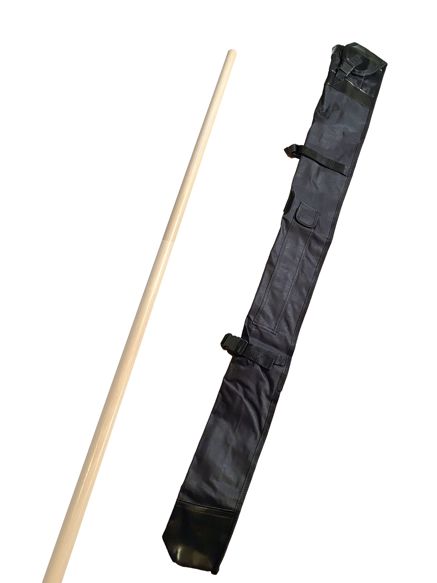 SET Bo Staff Chêne Blanc avec Sac d'Armes - 182 cm forme droite, chêne blanc japonais