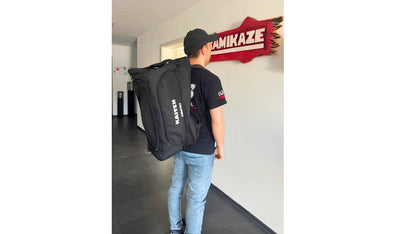 Sac à dos pour ordinateur portable Kaiten Karate Noir - 23 litres - avec compartiments séparés