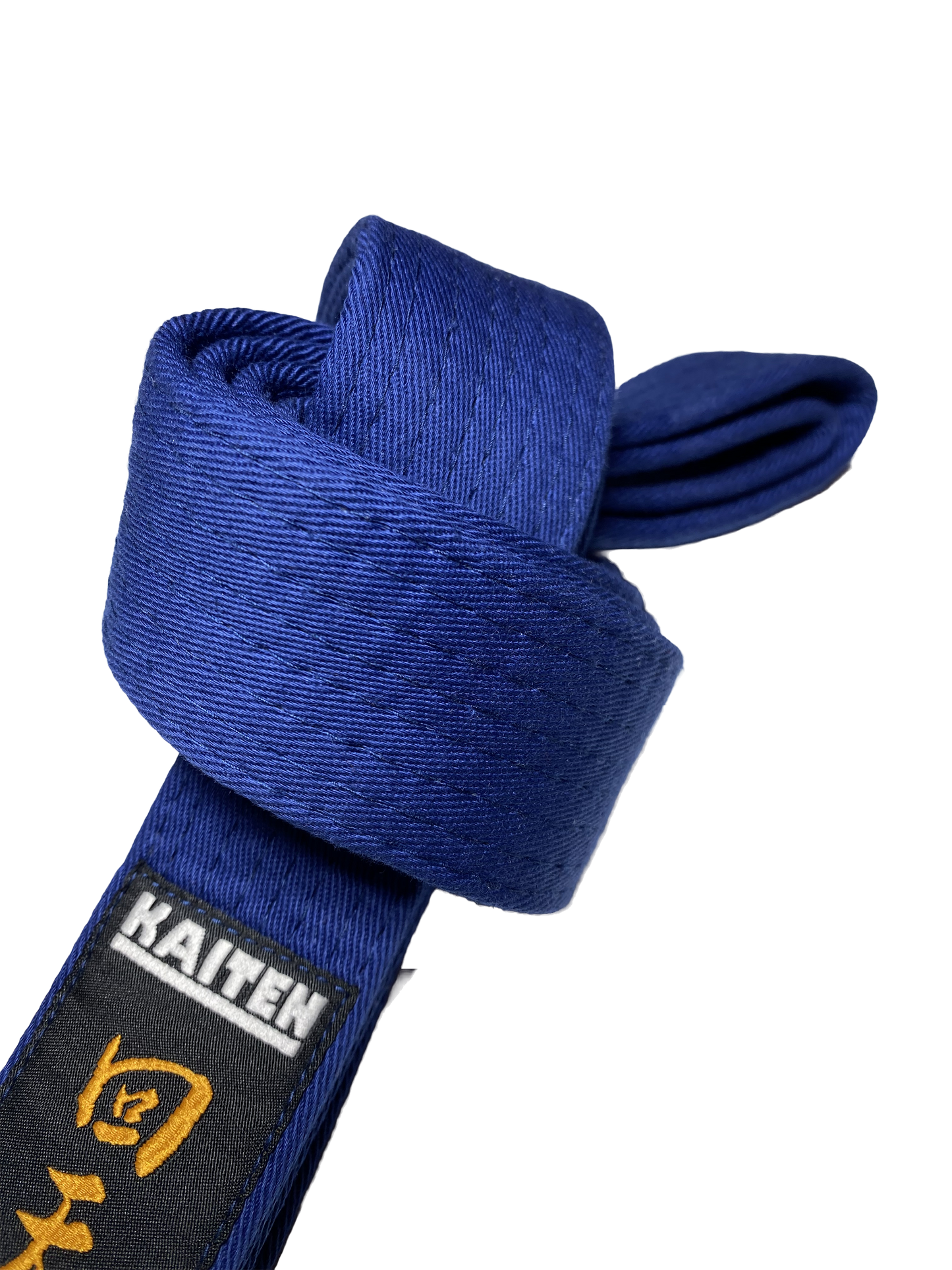 Ceinture de Karaté KAITEN Bleue - Largeur 4 cm - Ceinture Bleue Coton - Longueur 230 à 350 cm