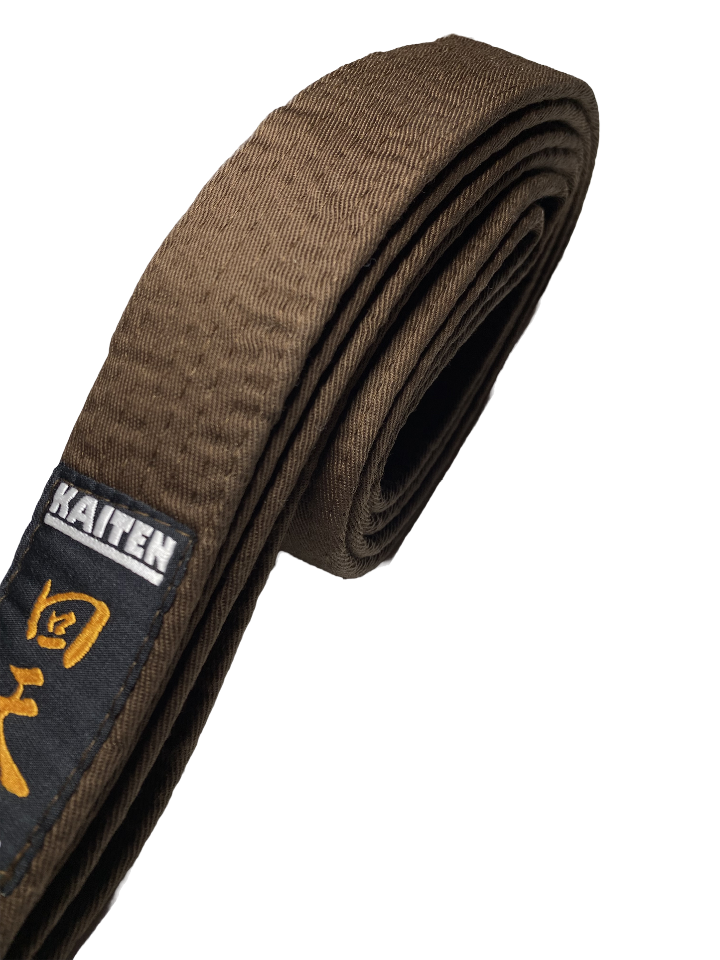 Ceinture de Karaté KAITEN Marron - Largeur 4 cm - Ceinture Coton Marron - Longueur 230 à 350 cm