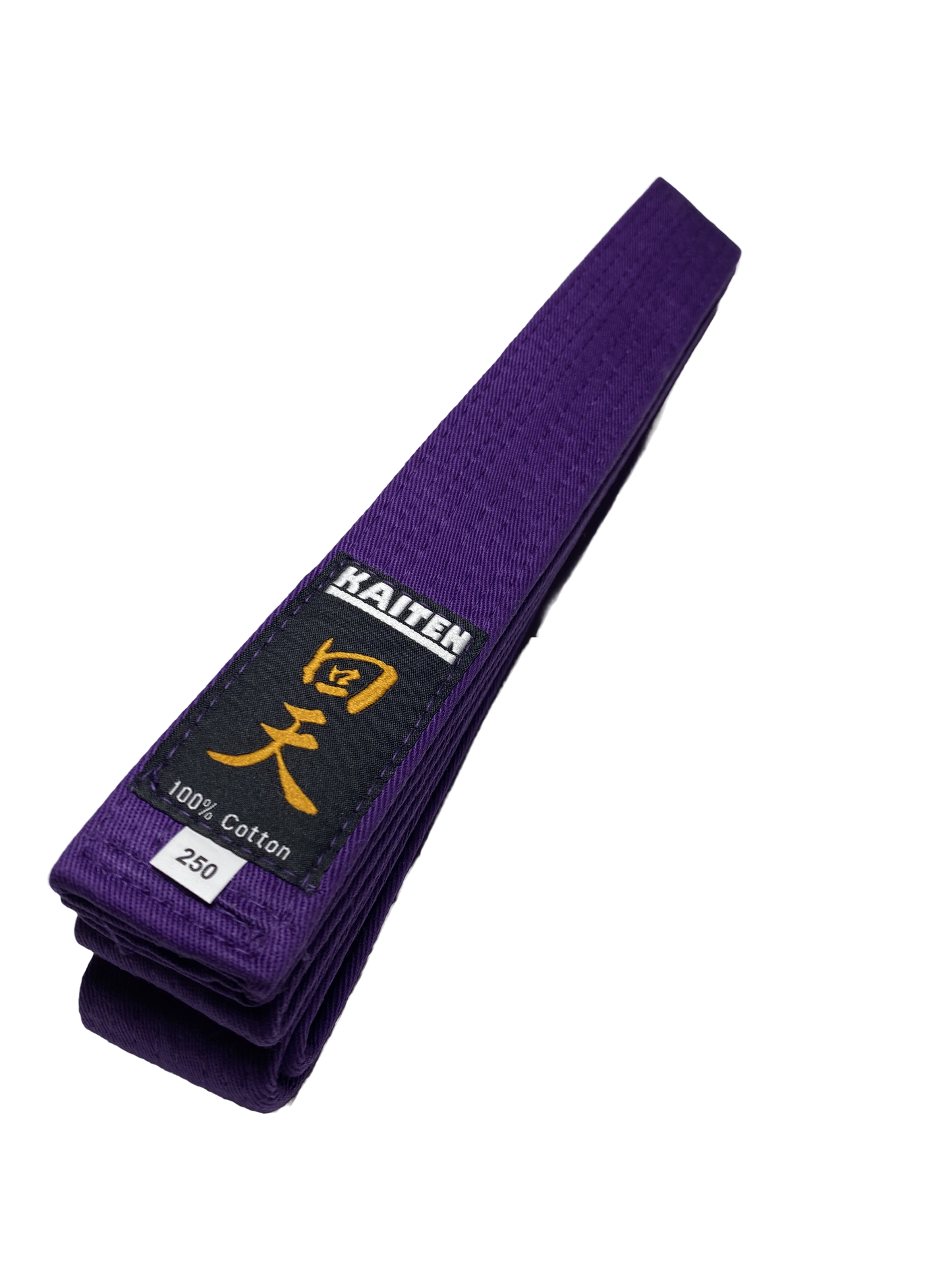 Ceinture de Karaté KAITEN Violette - Largeur 4 cm - Ceinture Coton Violette - Longueur 230 à 350 cm