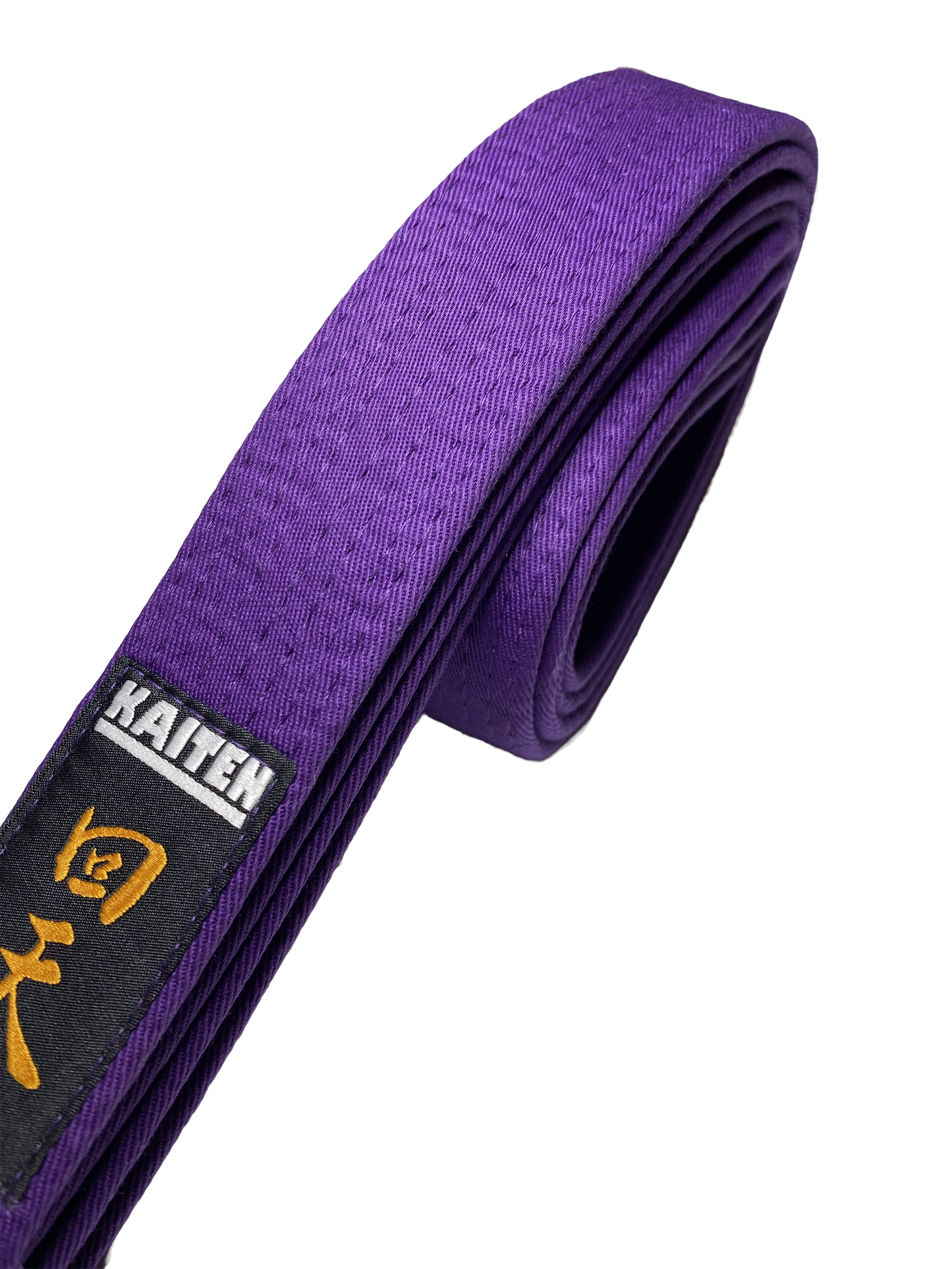 Ceinture de Karaté KAITEN Violette - Largeur 4 cm - Ceinture Coton Violette - Longueur 230 à 350 cm