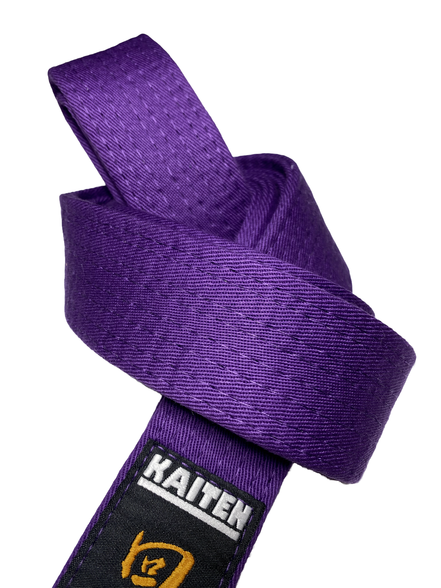 Ceinture de Karaté KAITEN Violette - Largeur 4 cm - Ceinture Coton Violette - Longueur 230 à 350 cm