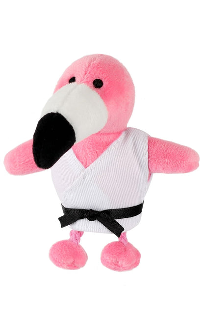 Porte-clés peluche arts martiaux 10 cm avec anneau (divers animaux au choix)