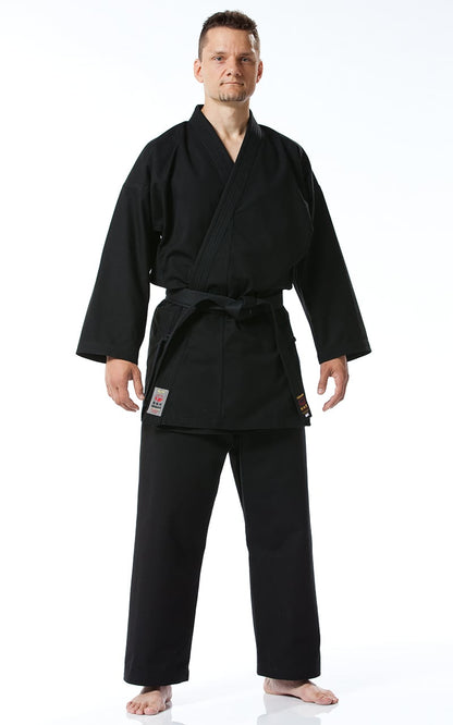 KARATE GI, TOKAIDO BUJIN KURO, combinaison de karaté 14oz noire