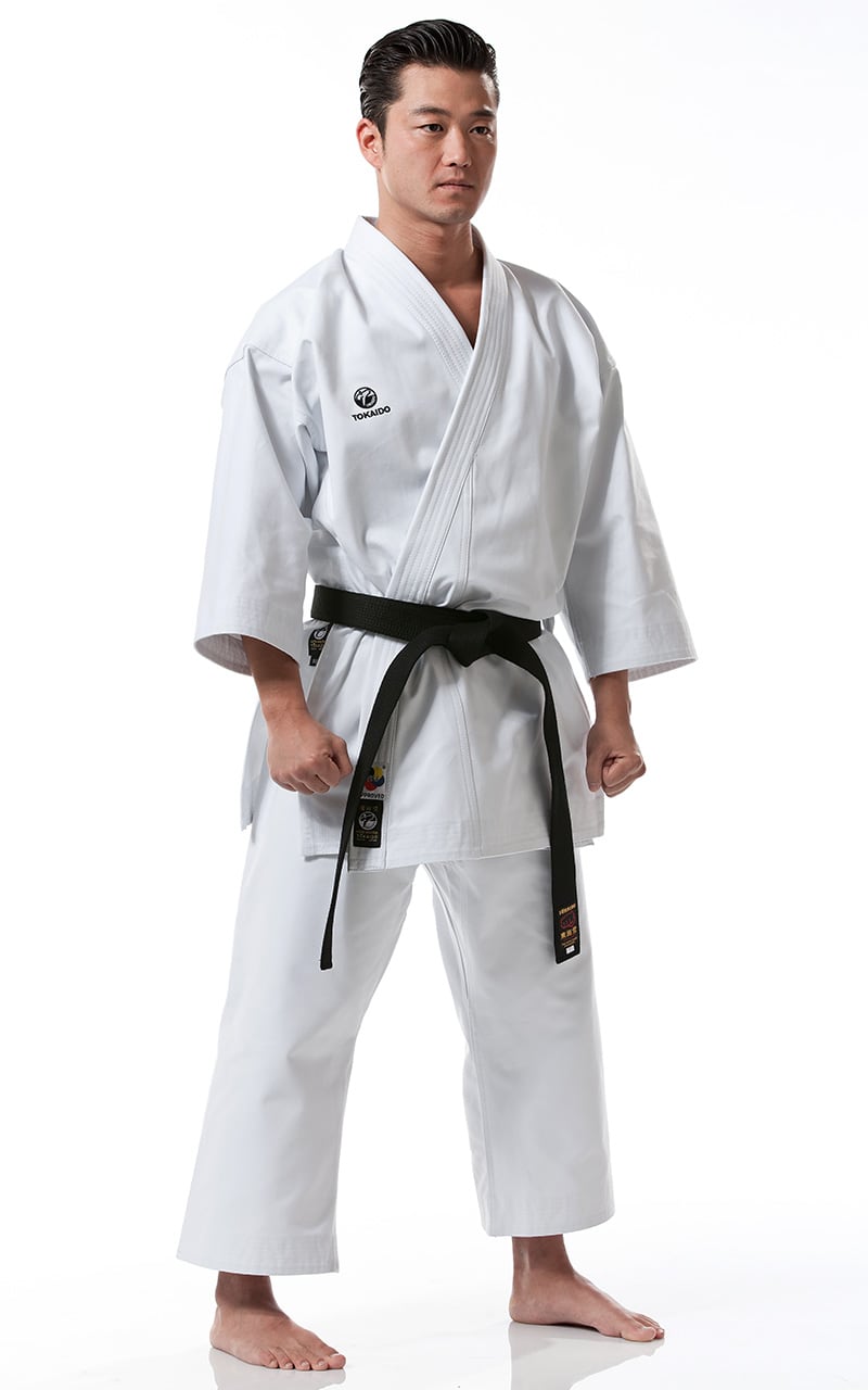 TOKAIDO Karate Gi KATA MASTER Combinaison de karaté WKF 12 oz (pantalon et veste)