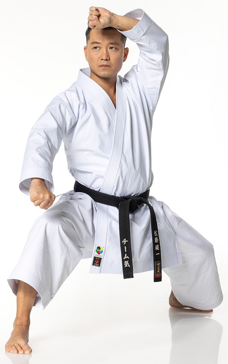 Karategi TOKAIDO KATA MASTER Sen, Fabriqué au Japon, WKF, combinaison de karaté 10oz