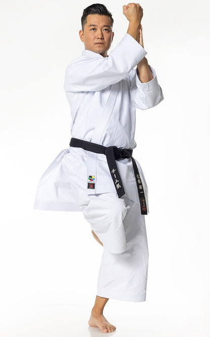 Karategi TOKAIDO KATA MASTER Sen, Fabriqué au Japon, WKF, combinaison de karaté 10oz