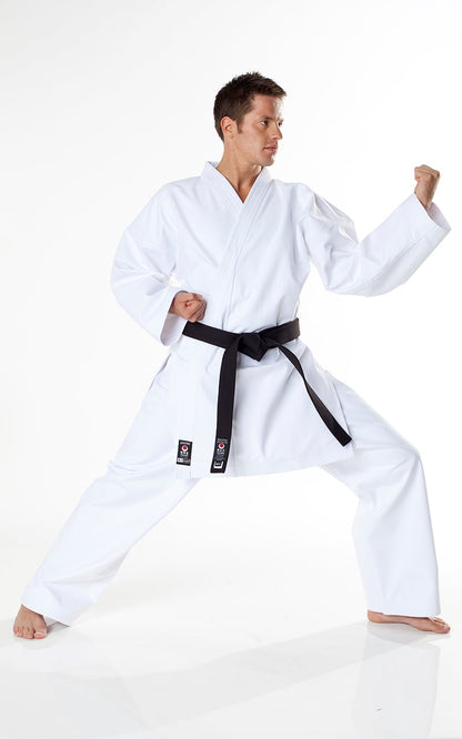 JKA KARATE GI, TOKAIDO TSUNAMI GOLD, combinaison de karaté 14oz blanche