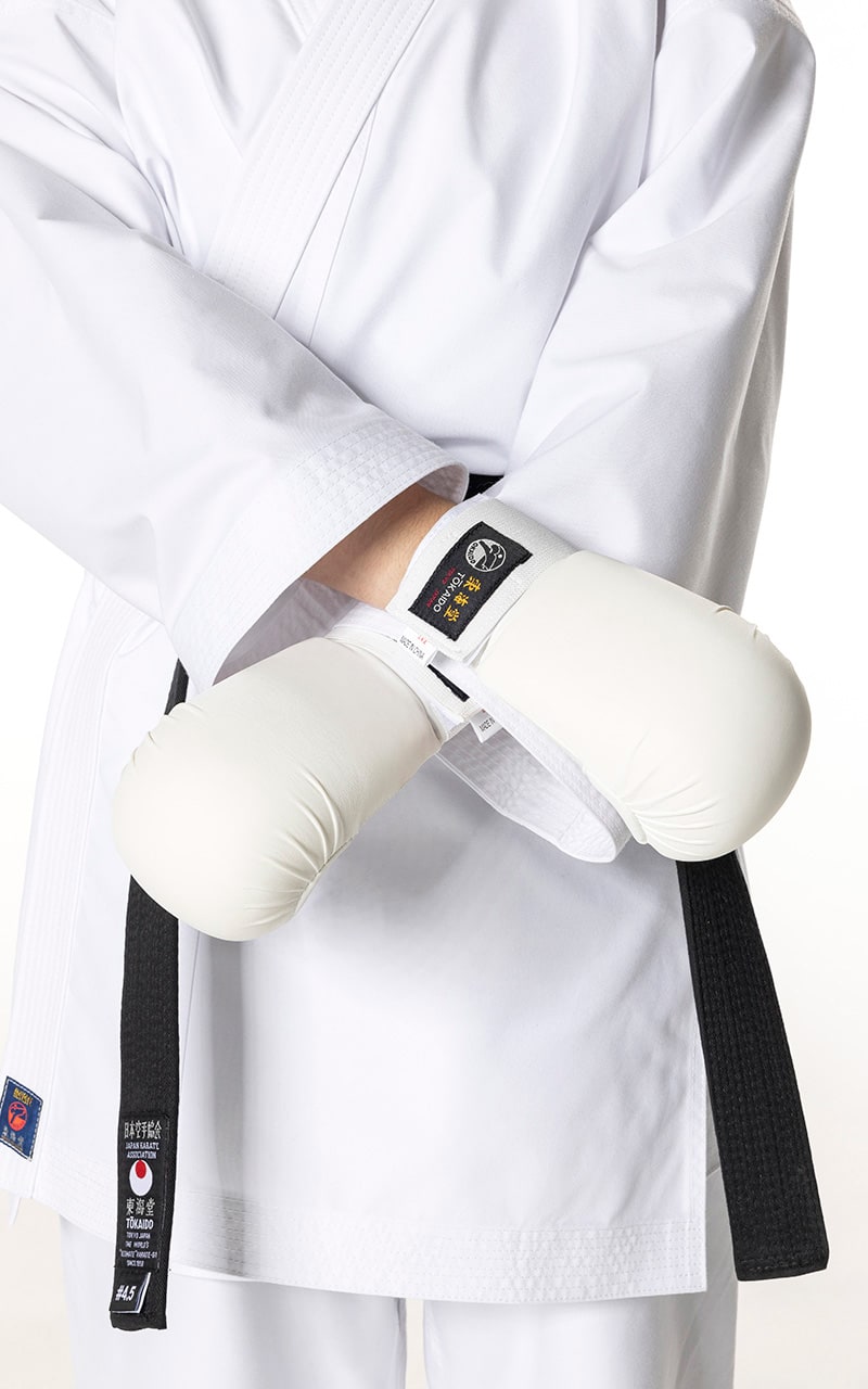 Protège-poing de karaté, TOKAIDO Shotokan - Blanc