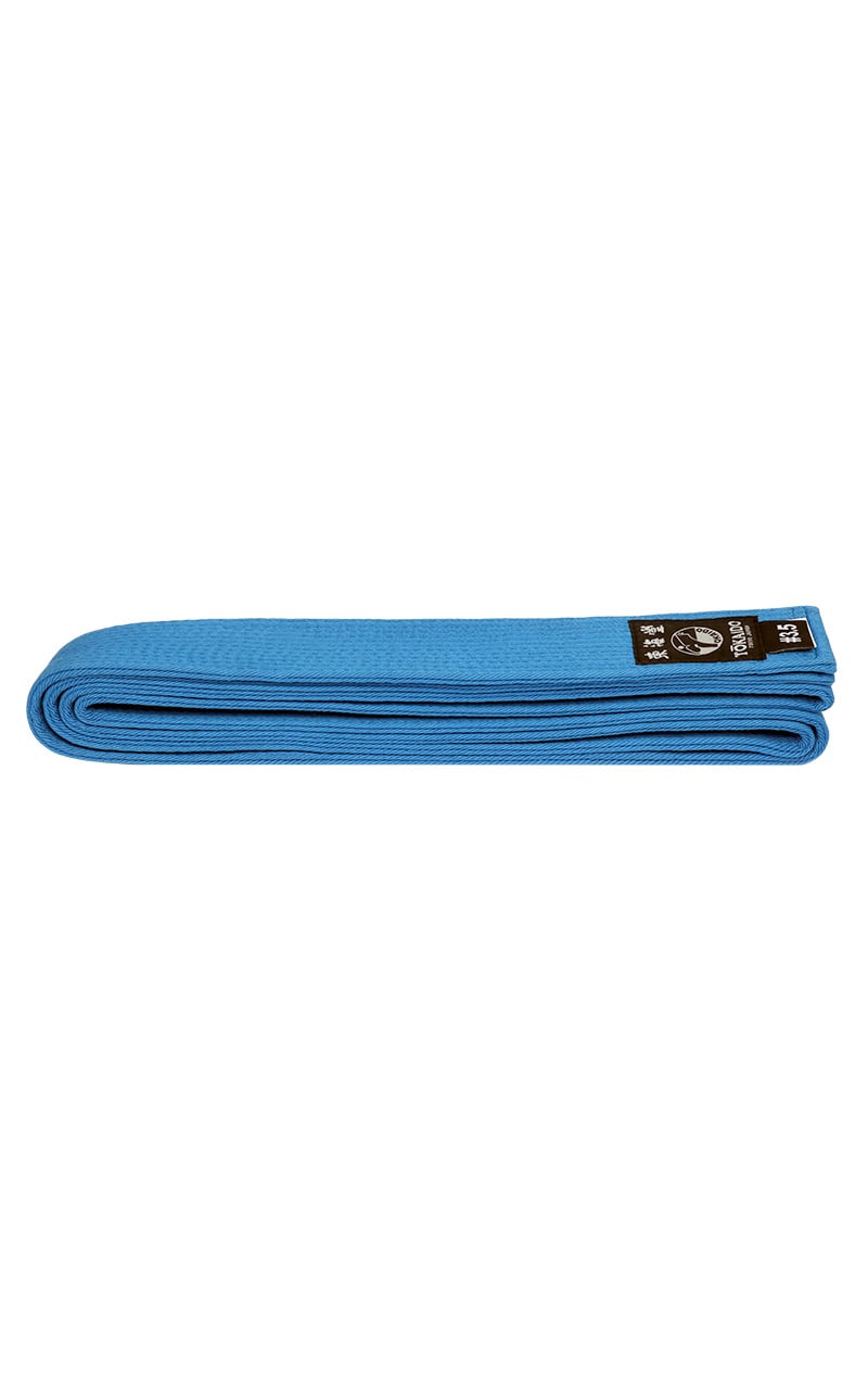 Ceinture couleur karaté, TOKAIDO, coton bleu