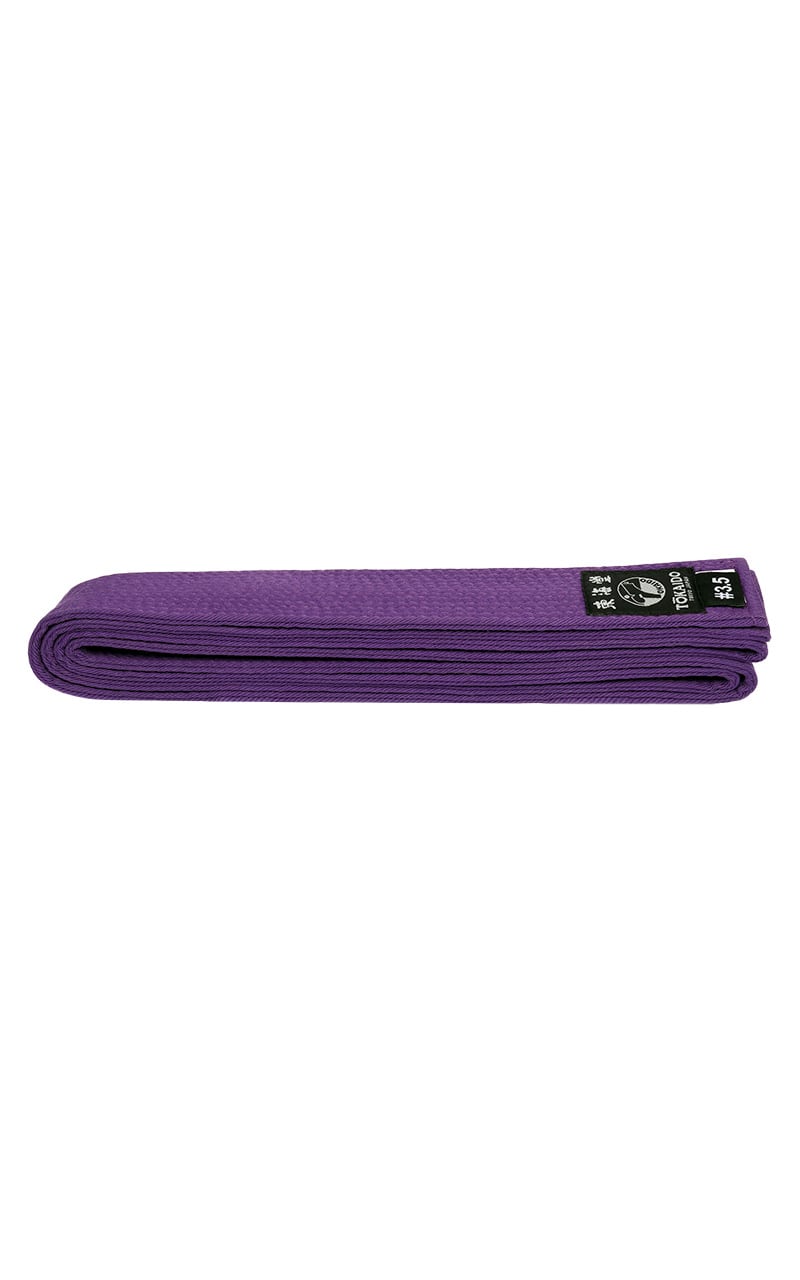 Ceinture couleur karaté, TOKAIDO, coton violet
