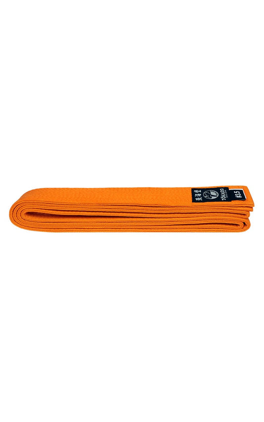 Ceinture couleur karaté, TOKAIDO, coton orange
