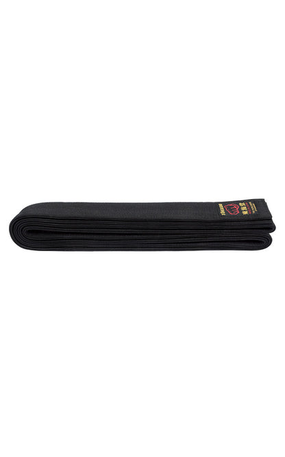 Ceinture noire de karaté, TOKAIDO, fabriquée au Japon, coton, noire, largeur 4,5 cm