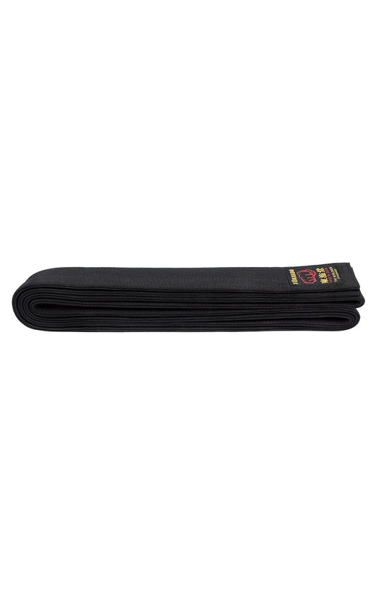 Ceinture noire de karaté, TOKAIDO, fabriquée au Japon, coton, noire, largeur 4,5 cm