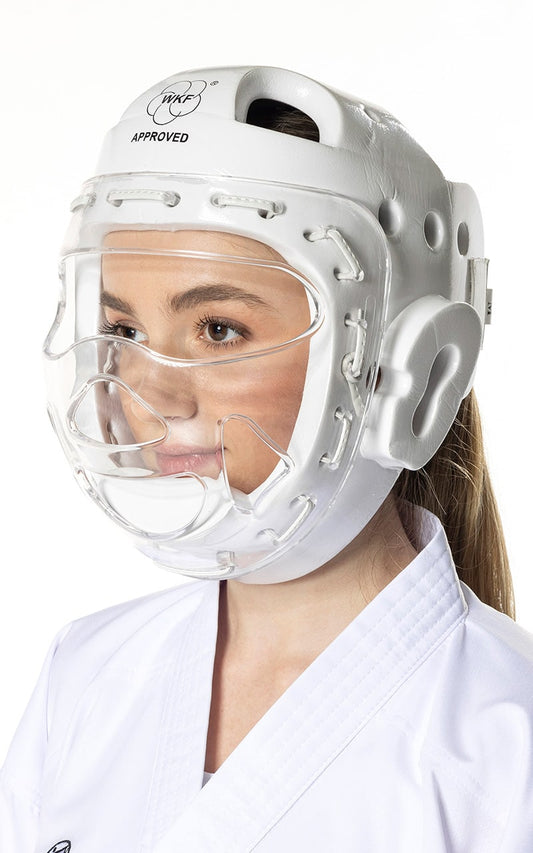 Casque de karaté, TOKAIDO Junior, WKF - Blanc