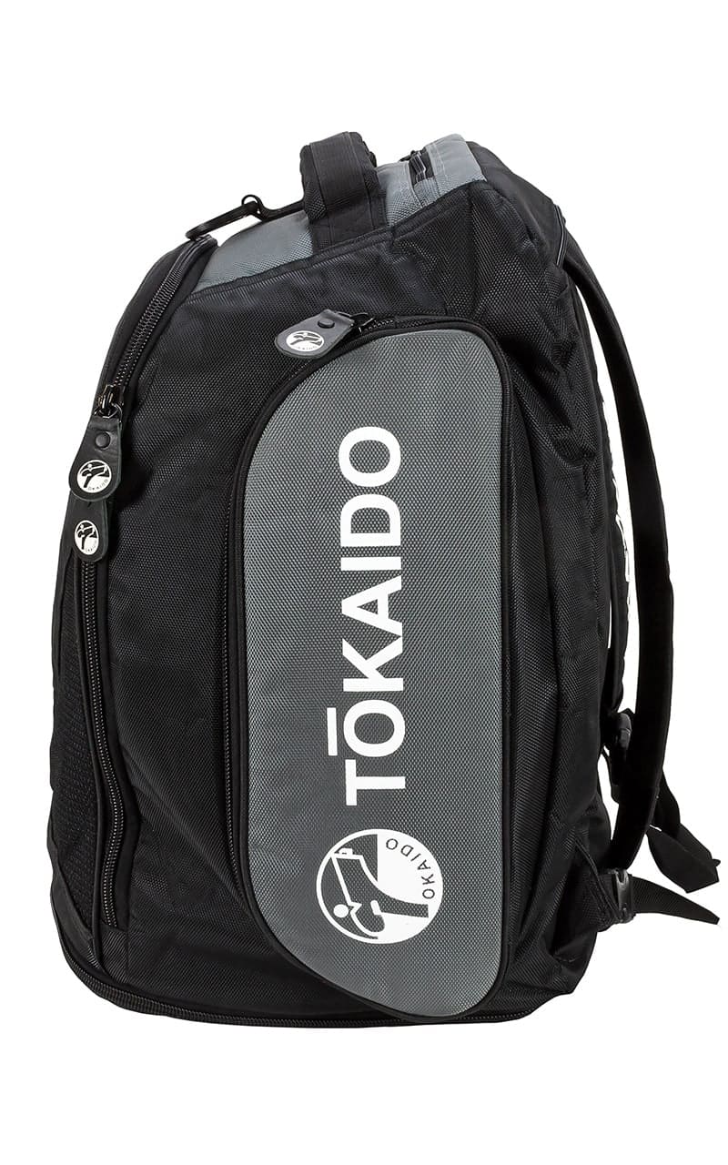 Sac de karaté multifonction, TOKAIDO Monster Bag, noir/gris - sac à dos