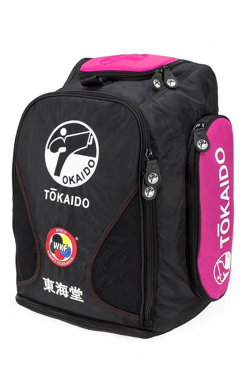 Sac de karaté multifonction, TOKAIDO Monster Bag PRO, couleur sac à dos noir/rouge