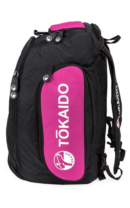 Sac de karaté multifonction, TOKAIDO Monster Bag PRO, couleur sac à dos noir/rouge