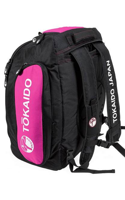 Sac de karaté multifonction, TOKAIDO Monster Bag PRO, couleur sac à dos noir/rouge