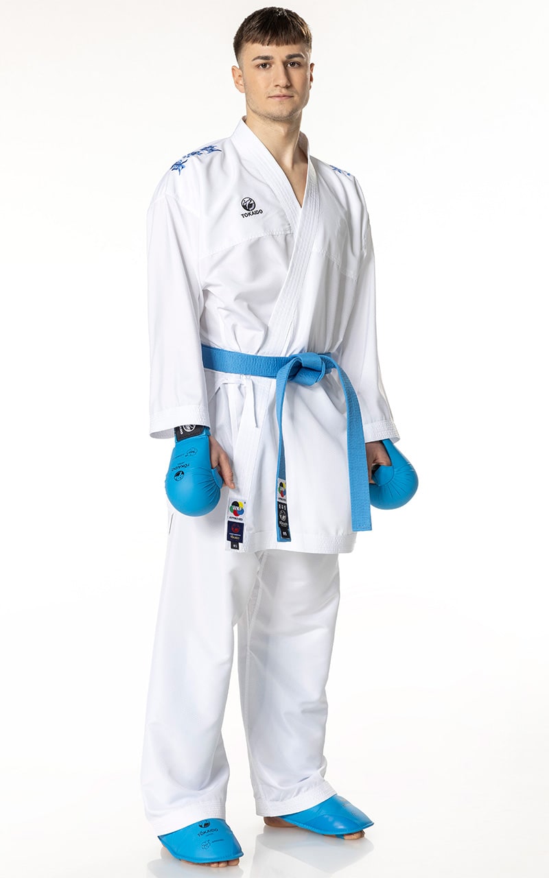 TOKAIDO KUMITE MASTER K1, WKF, combinaison de karaté 3oz