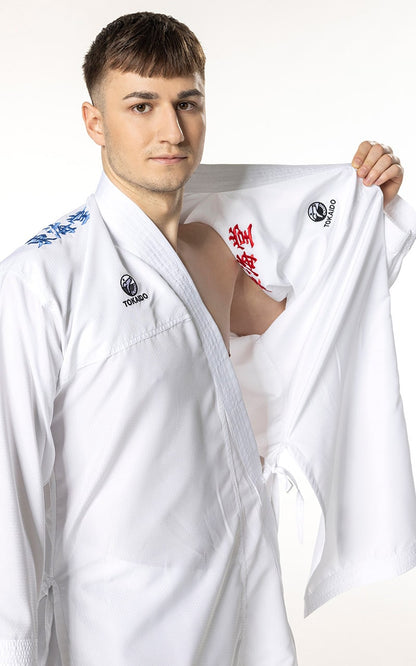 TOKAIDO KUMITE MASTER K1, WKF, combinaison de karaté 3oz