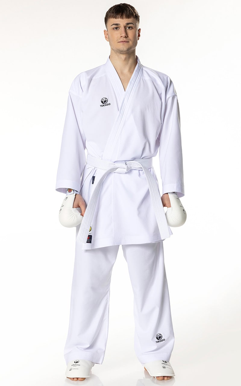 Karategi Tokaido KUMITE Master RAW (WUKF), combinaison de karaté 3,5 oz