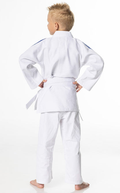 Combinaison de judo enfant MIZUNO KODOMO Plus blanche - coton 350 g - Ensemble judo Gi Veste de judo, pantalon de judo, ceinture de judo