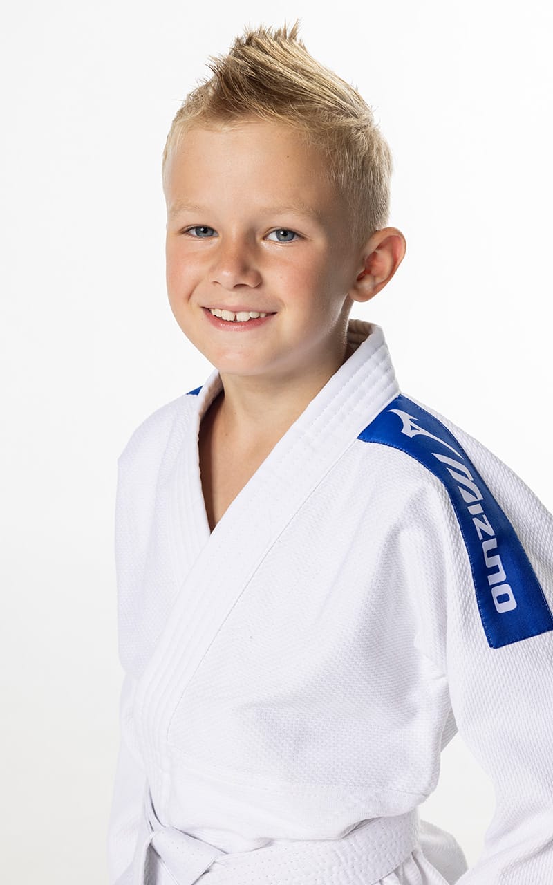 Combinaison de judo enfant MIZUNO KODOMO Plus blanche - coton 350 g - Ensemble judo Gi Veste de judo, pantalon de judo, ceinture de judo