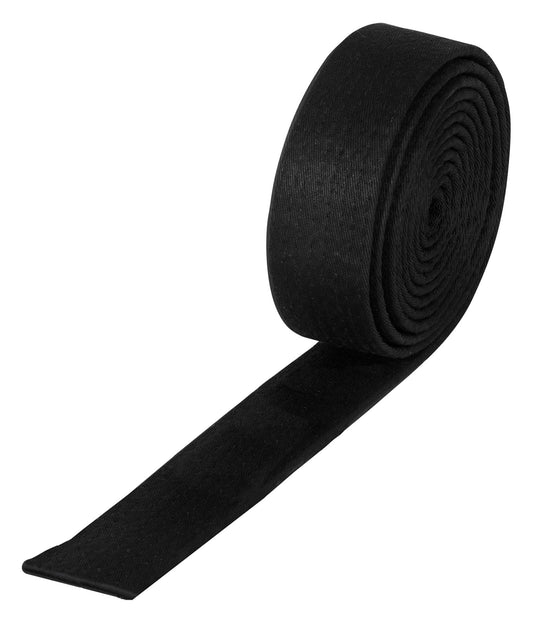 Ceinture Budo KWON (R) noire 4 cm ceinture noire neutre sans logos