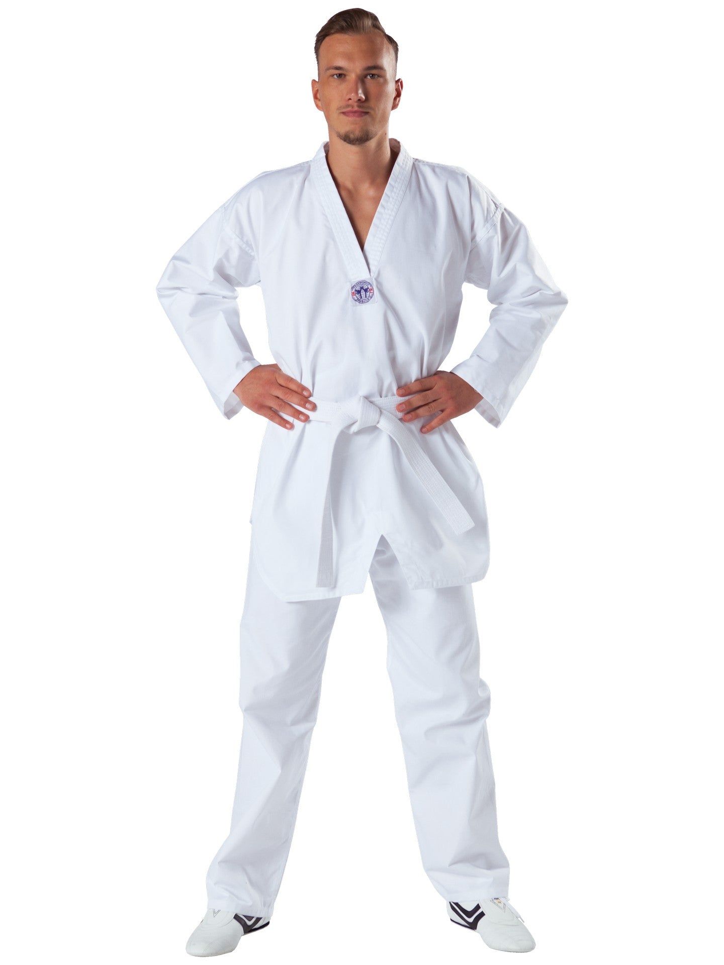 Chanson de la tenue de taekwondo KWON (R) - Tenue de TKD pour enfants débutants avec veste