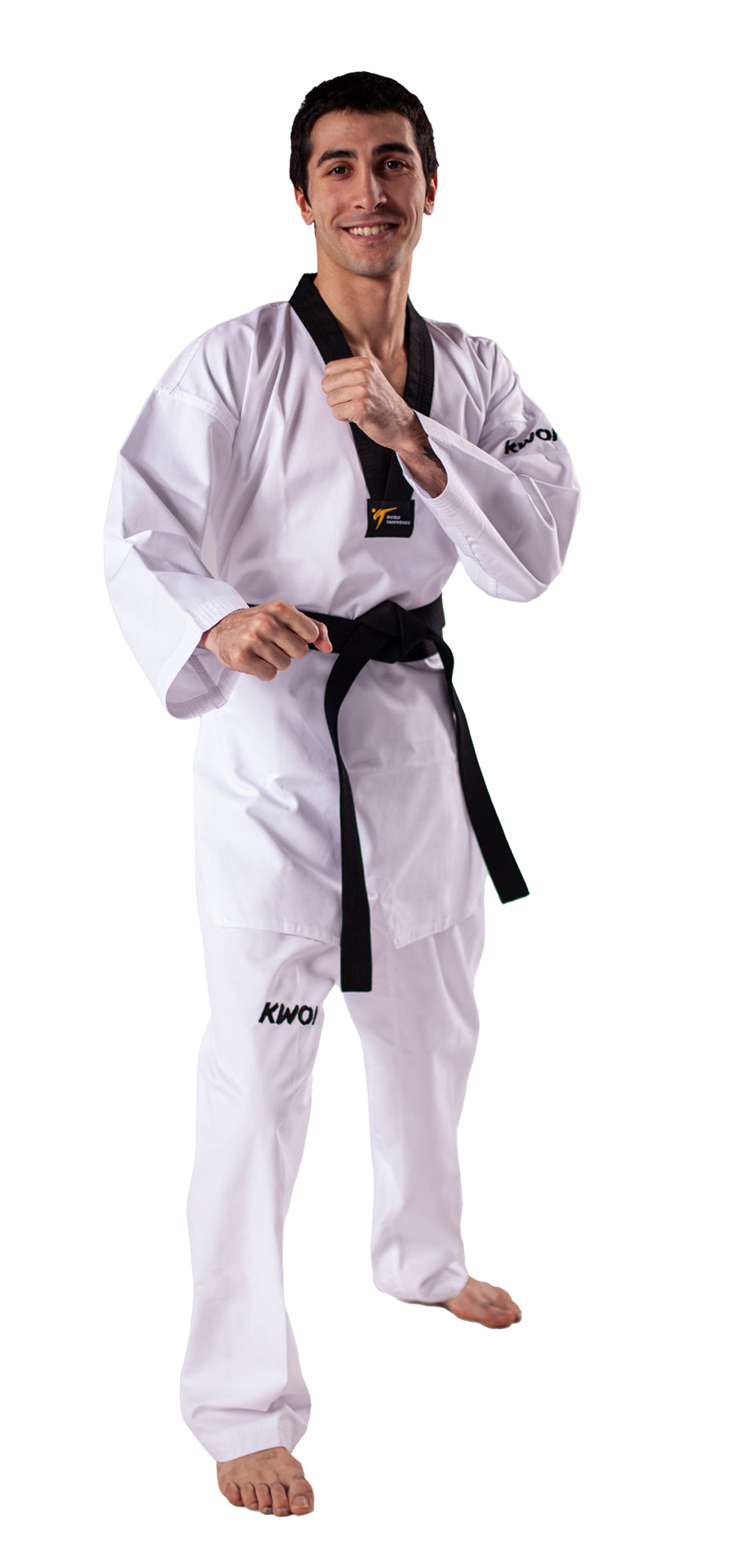 Uniforme de Taekwondo KWON (R) Victory revers noir