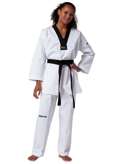 Uniforme de Taekwondo KWON (R) Victory revers noir