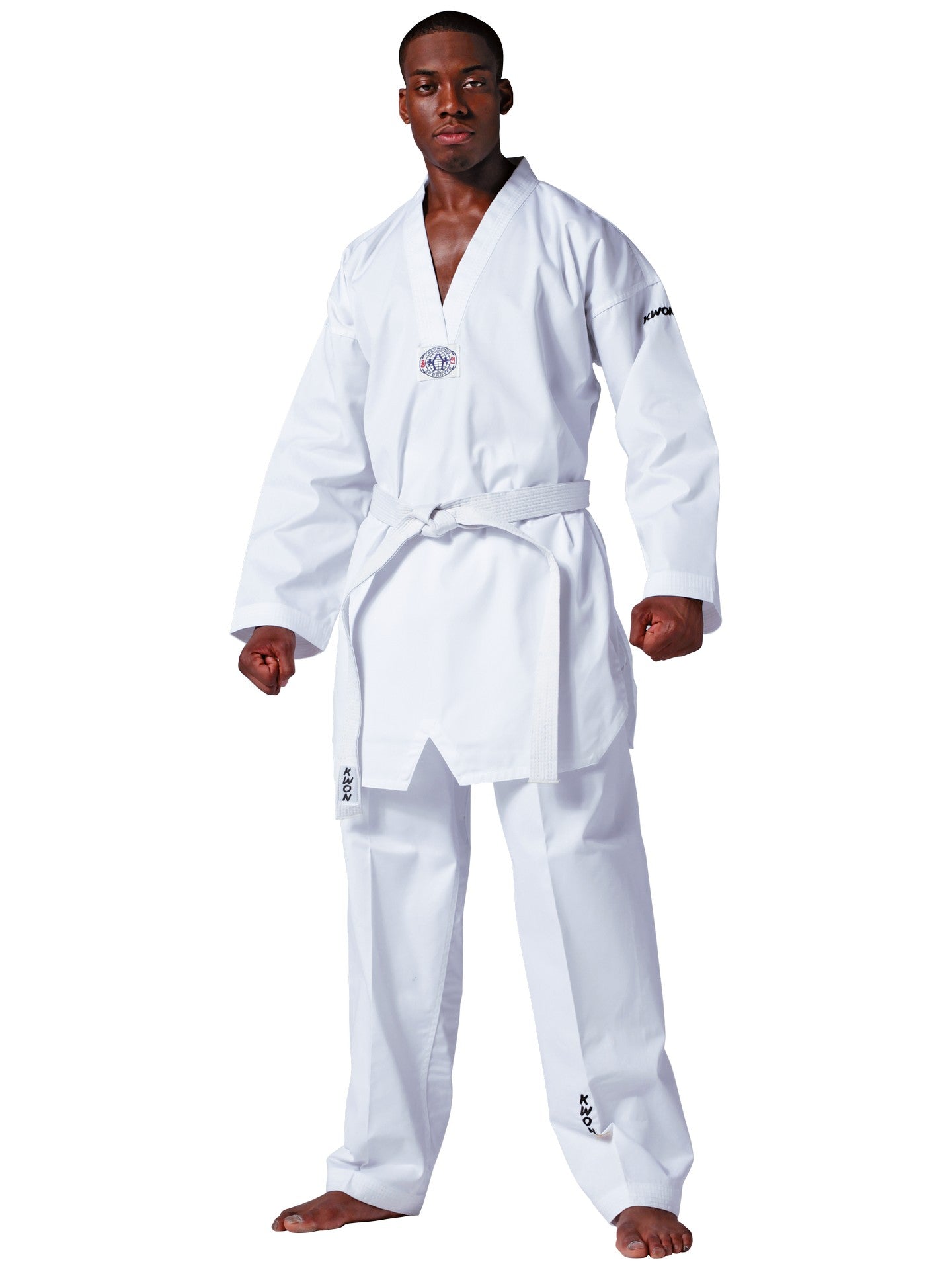 Uniforme de Taekwondo KWON (R) Hadan Plus revers blanc