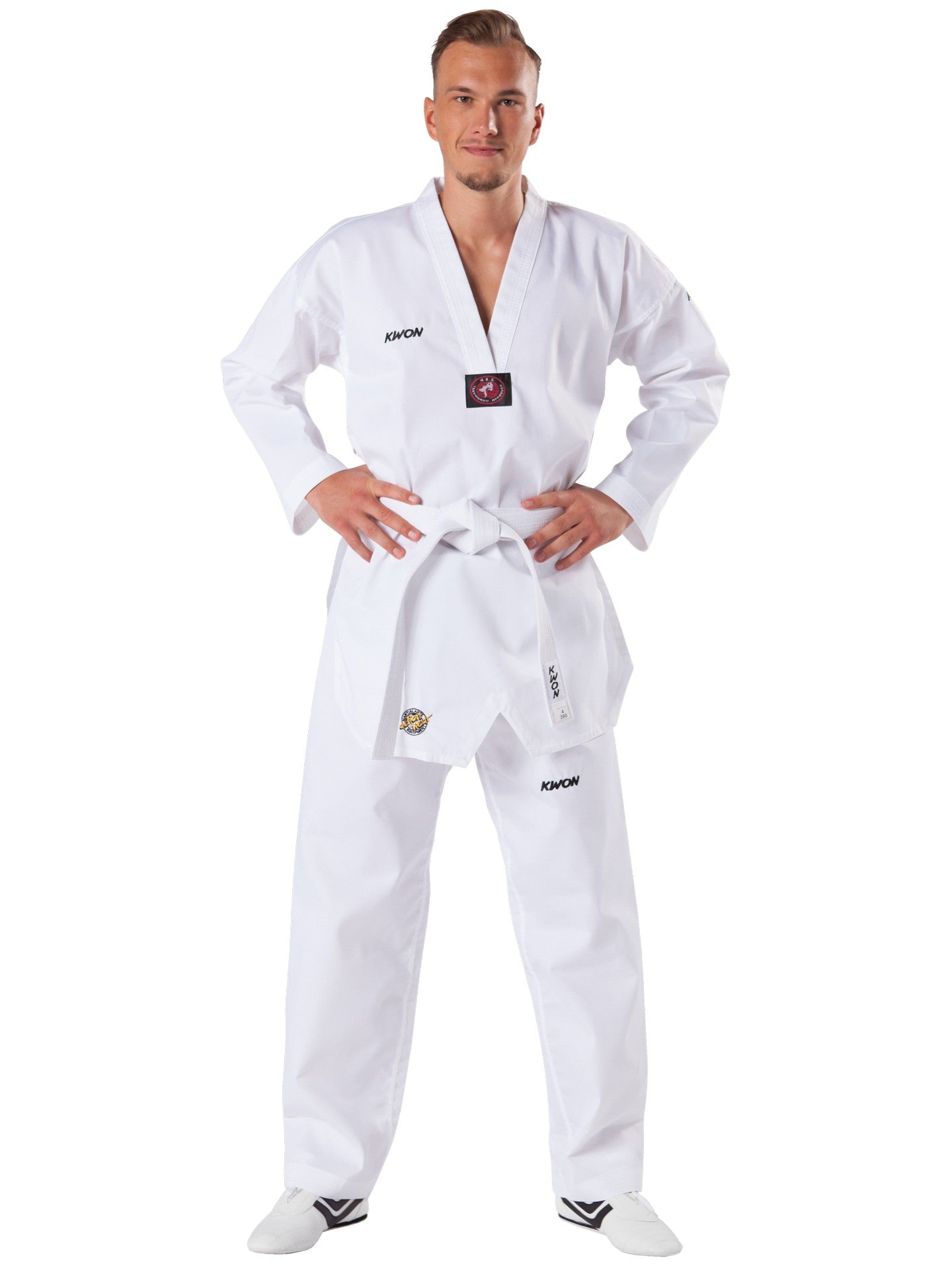 Uniforme de Taekwondo KWON (R) Victory revers blanc
