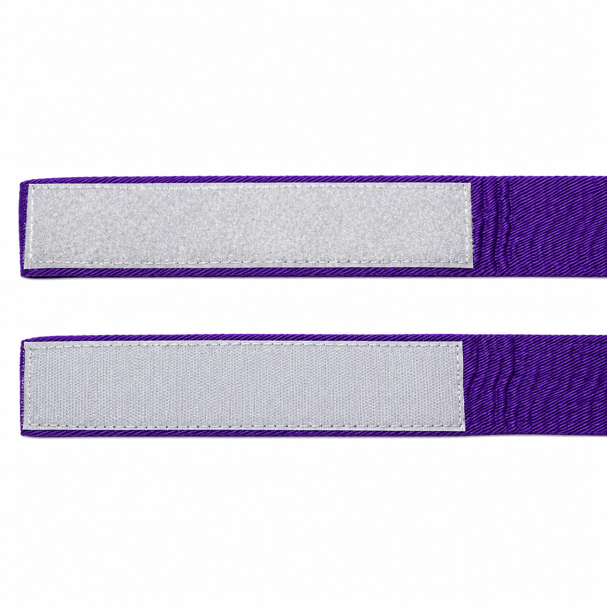 KAITEN Kinder Klettgürtel Violett mit Klettverschluss ohne Binden, Karategürtel Baumwolle