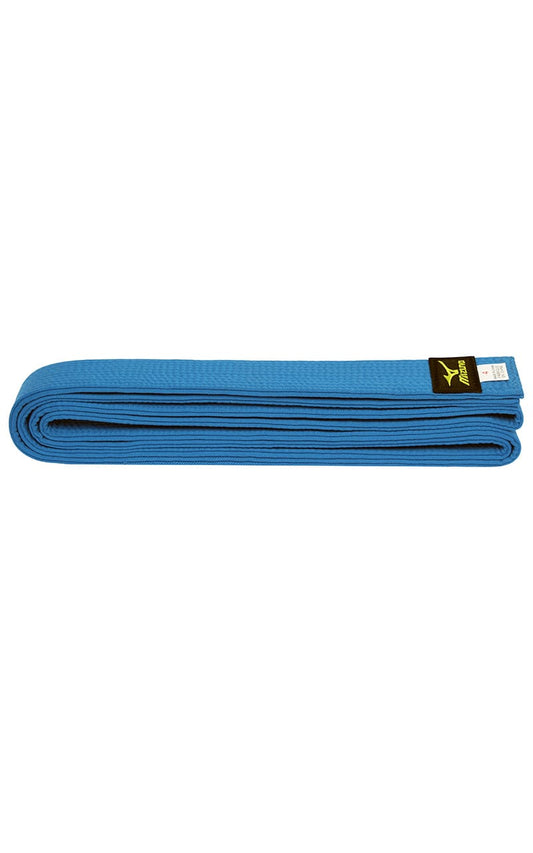 Ceinture de judo MIZUNO Bleue - 4,5 cm de large - Coton résistant