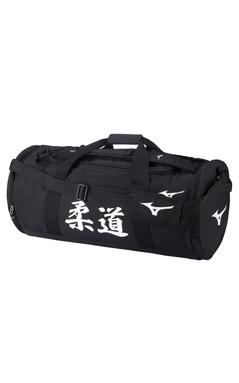 Sac de sport de judo MIZUNO noir avec personnages JUDO