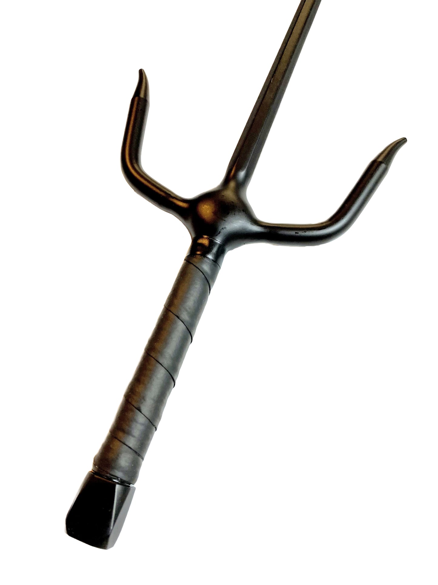 SET Fourchettes Sai noires avec étui pour armes - 48,5 cm (paire) Forme octogonale à 8 tranchants