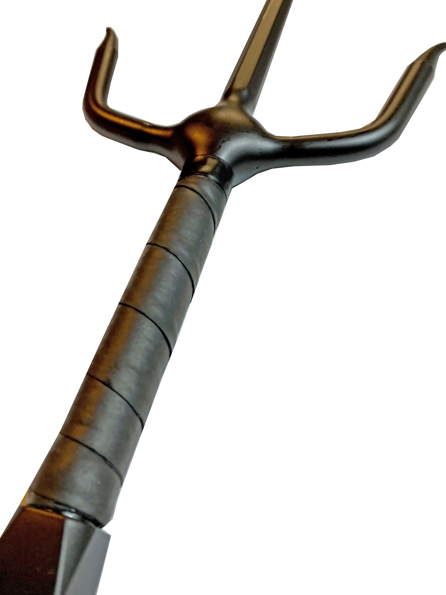 SET Fourchettes Sai noires avec étui pour armes - 48,5 cm (paire) Forme octogonale à 8 tranchants