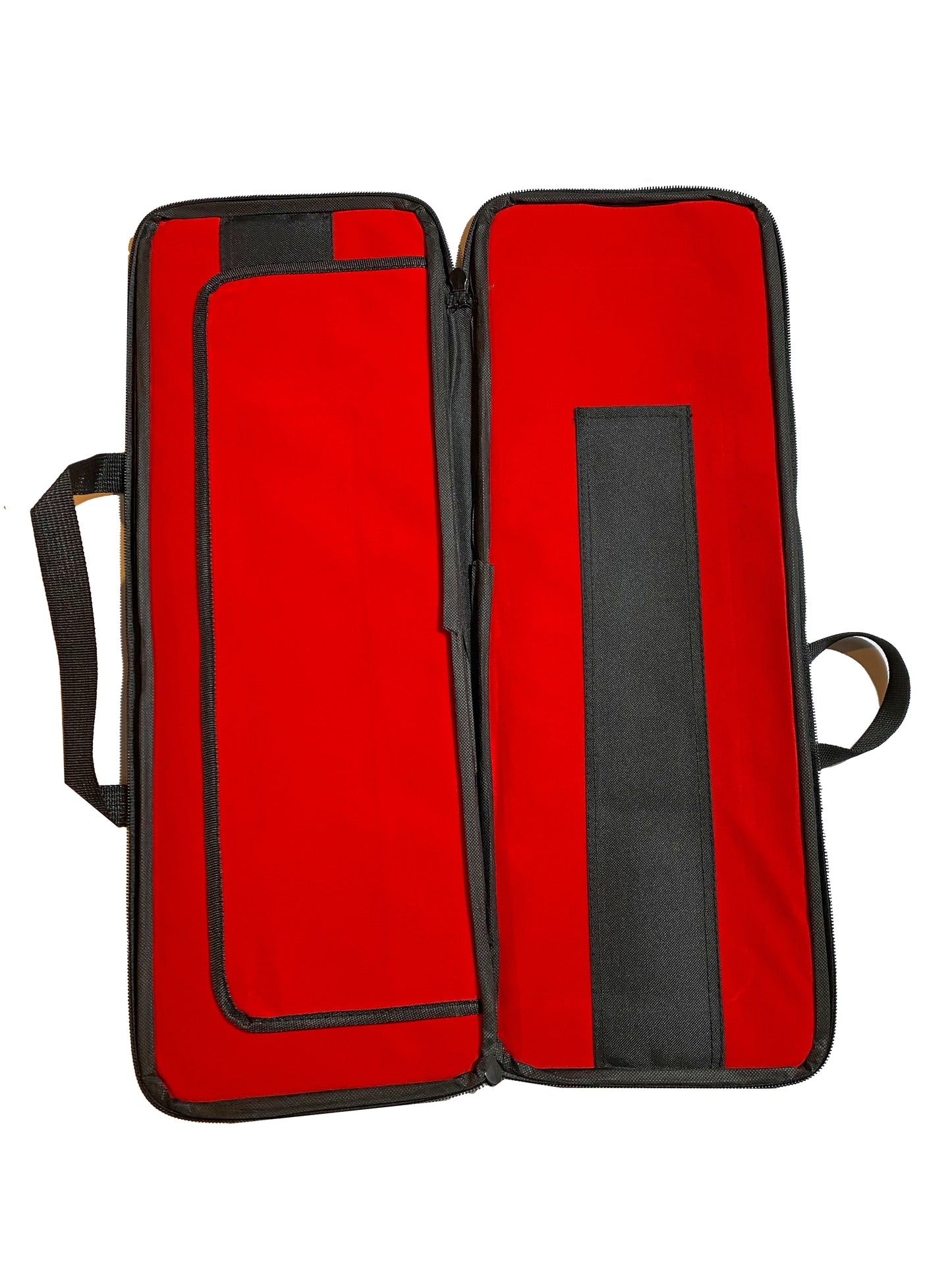 SET Fourchettes Sai noires avec étui pour armes - 48,5 cm (paire) Forme octogonale à 8 tranchants