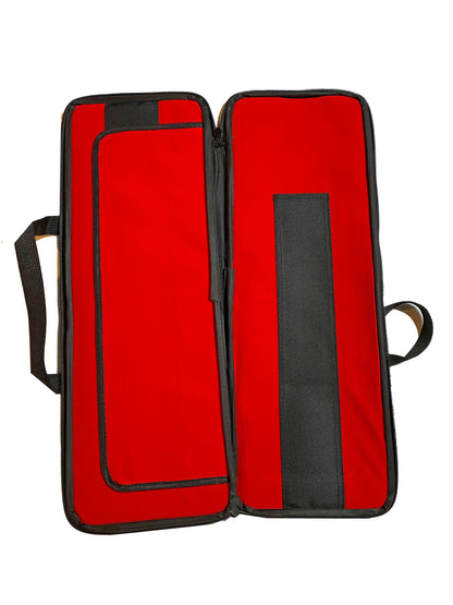SET Fourchettes Sai noires avec étui pour armes - 48,5 cm (paire) Forme octogonale à 8 tranchants