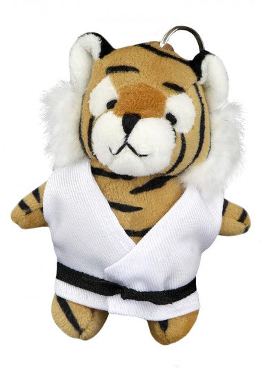 Porte-clés peluche arts martiaux 10 cm avec anneau (divers animaux au choix)