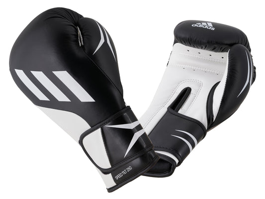 Gants de boxe Adidas SPEED TILT 250 noir et blanc, SPD250TG
